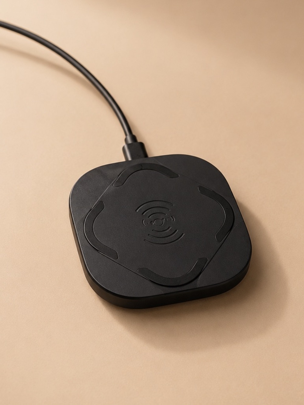 Tzumi Fast Wireless Charging Pad — Black